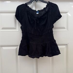 NWT Old Navy Women's Skirted Peplum Top Size M